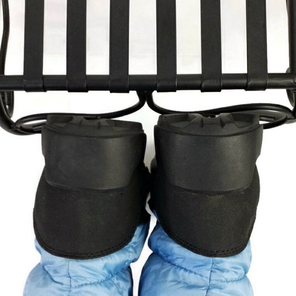 Kamik Powder Soft Top Blue Tan Trimmed Outdoor Quilted Puffer Boots Womens 8 - Picture 12 of 16